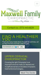 Mobile Screenshot of maxwellfamilychiropractic.com
